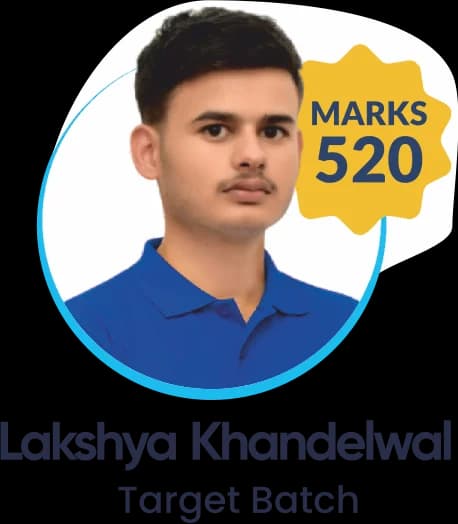 Lakshya Khandelwal (Target Batch) scored 520 marks in NEET 2025 at Aayam Career Institute, Indore