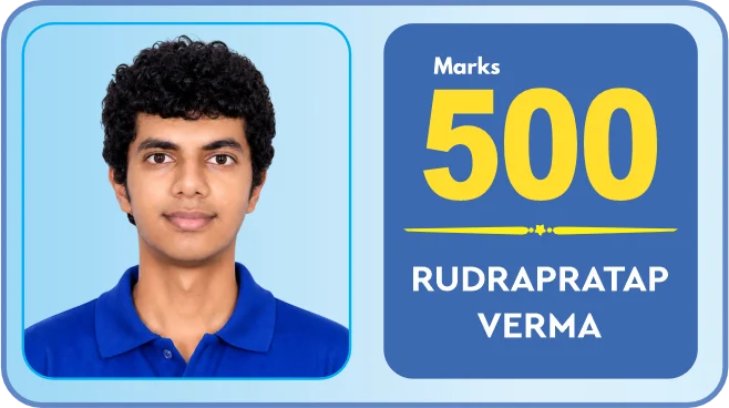 Rudrapratap Verma scored 500 marks in NEET 2026 at Aayam Career Institute, Indore