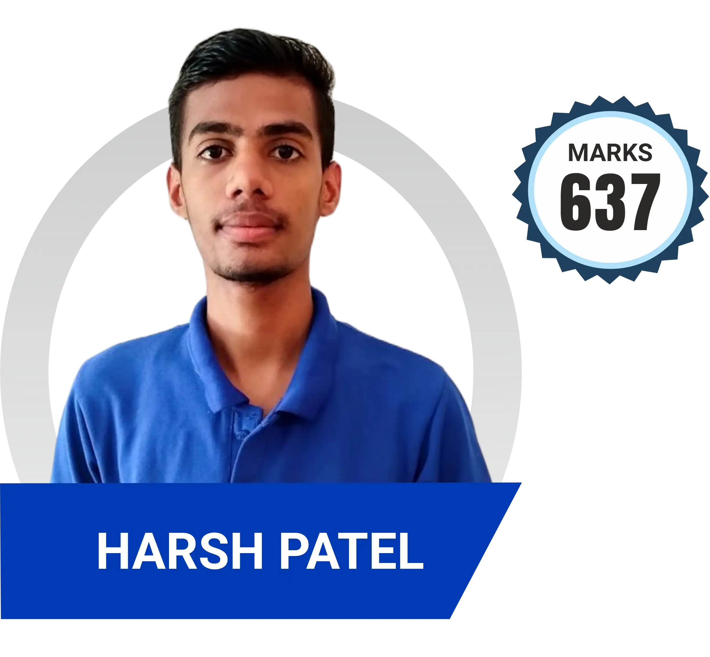 Harsh Patel scored 637 marks in NEET 2023 at Aayam Career Institute, Indore