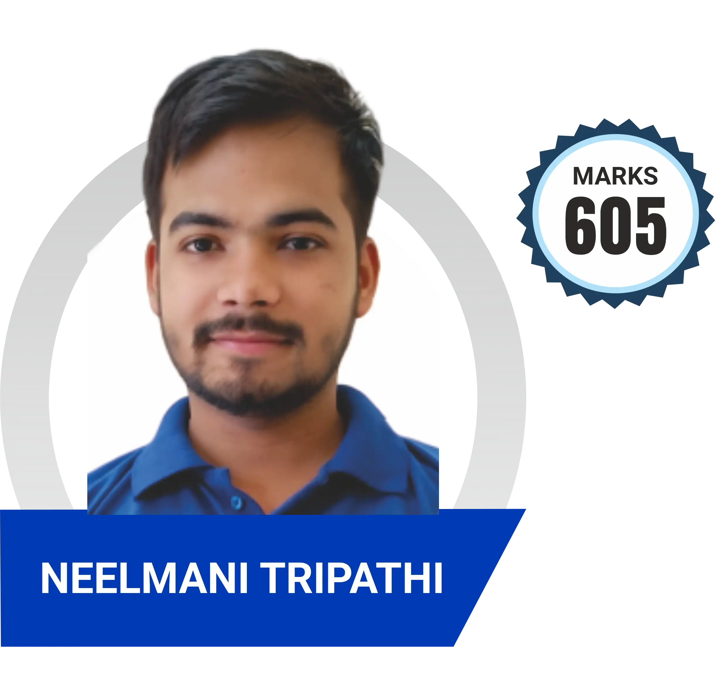 Neelmani Tripathi scored 605 marks in NEET 2023 at Aayam Career Institute, Indore